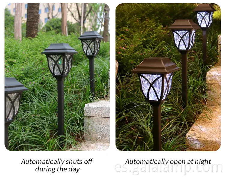 Luces LED solares de ahorro de energía brillante para patios